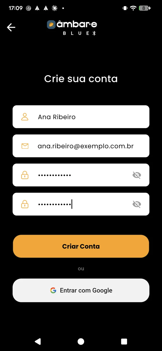 Criar Conta