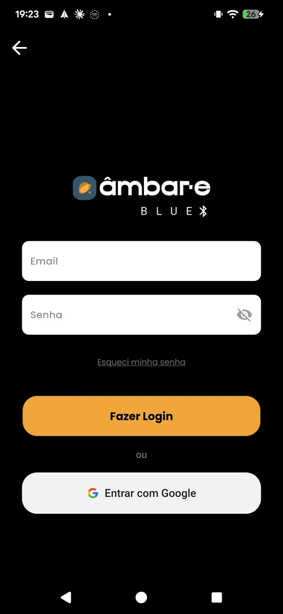 Tela de login