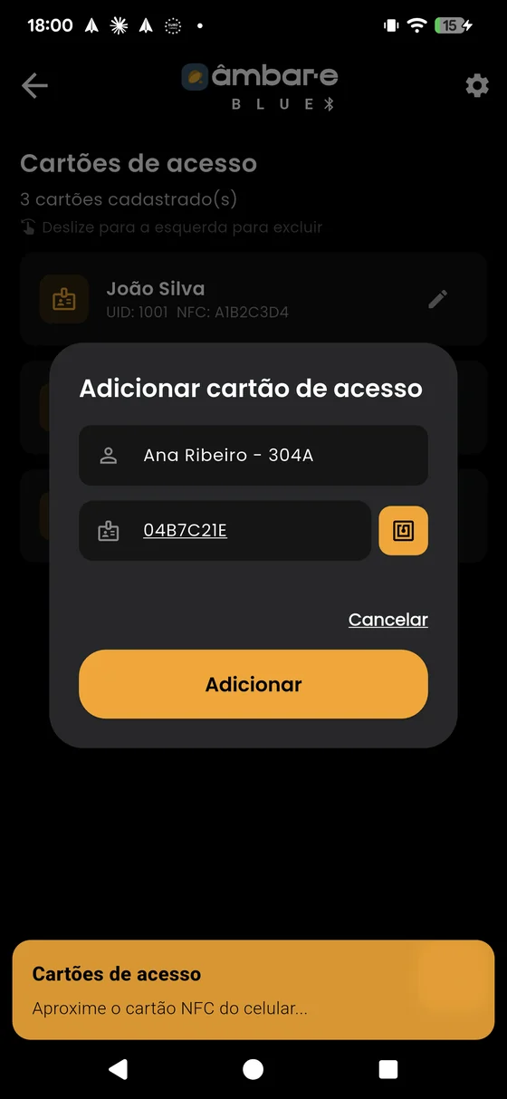 Leitura por NFC (Android)