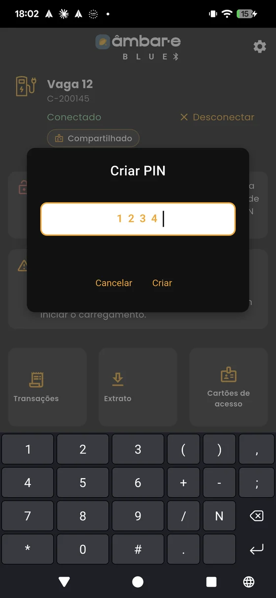 Criar PIN
