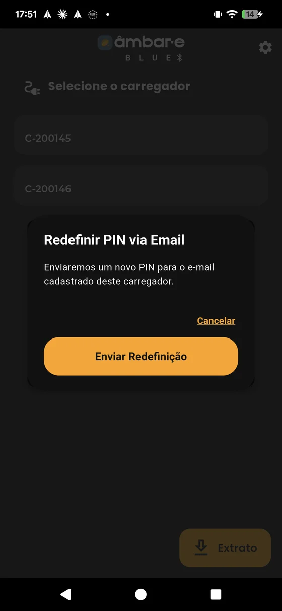 Redefinir por e-mail
