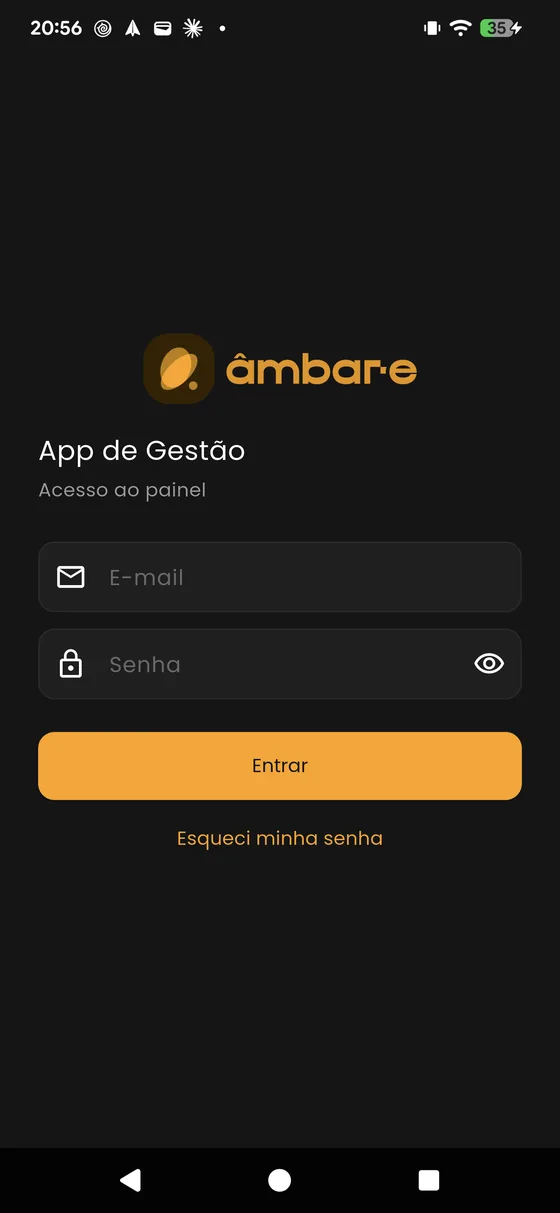 Tela de login