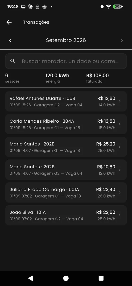 Transações
