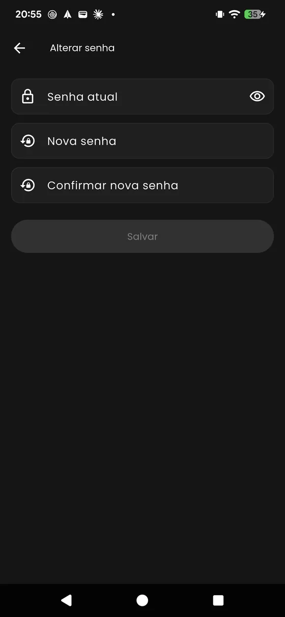 Alterar senha