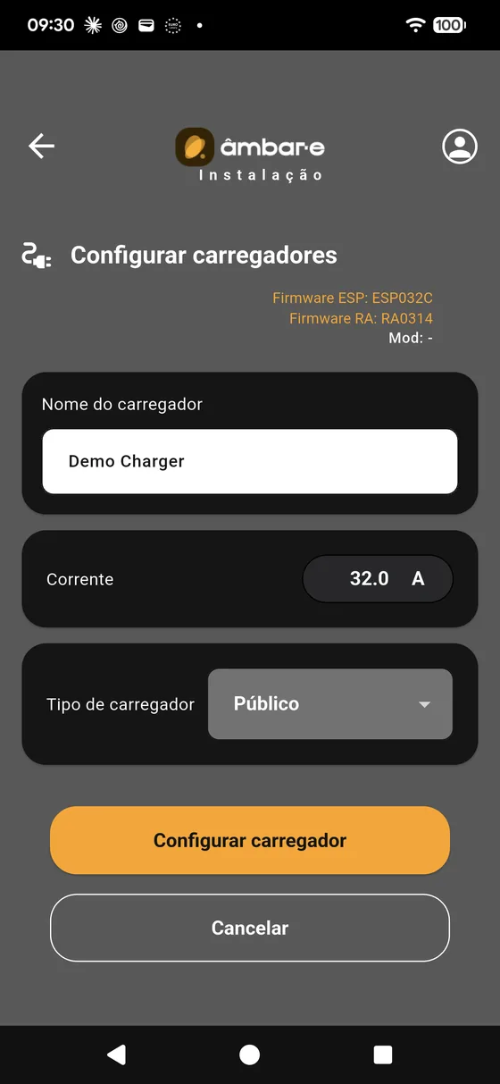 Configurar carregador
