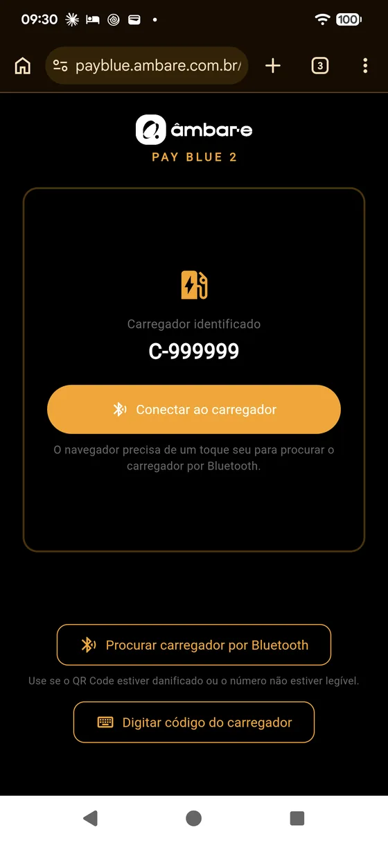 Carregador identificado