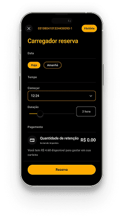 âmbar-e Connect no celular