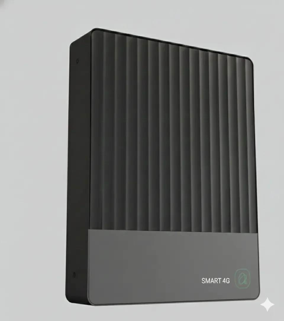 âmbar-e SMART 4G em vista frontal, com a identificação SMART 4G na base
